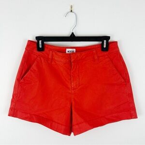 Meritage Chino Shorts Size 6 Electric Orange 4.5" Inseam